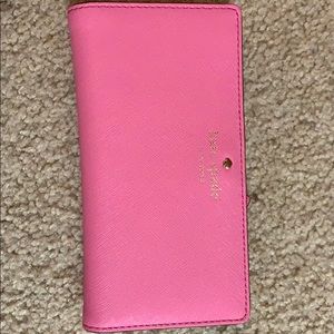 Pink Kate spade wallet